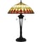 Quoizel Tiffany Table Lamp Tiffany 2 Lights Matte Black TF16143MBK - alternate 1